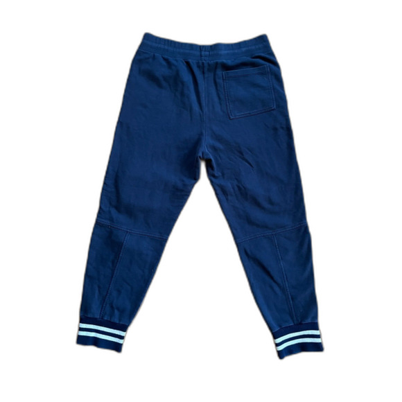 DRIES VAN NOTEN Blue Quilted Jogger Sweatpants Trousers Mens Size Large - Picture 4 of 9